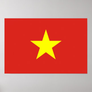 Pôster Vietnam – Vietnamese Flag