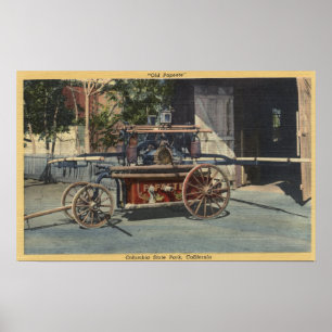 Poster View of an "Old Papeete" Engine