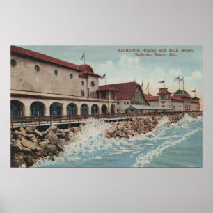 Pôster View of Auditorium, Casino, & Bath House