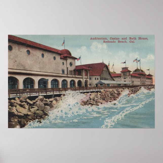 Pôster View of Auditorium, Casino, & Bath House (Frente)