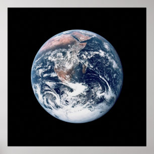 Pôster View of Earth from Apollo 17