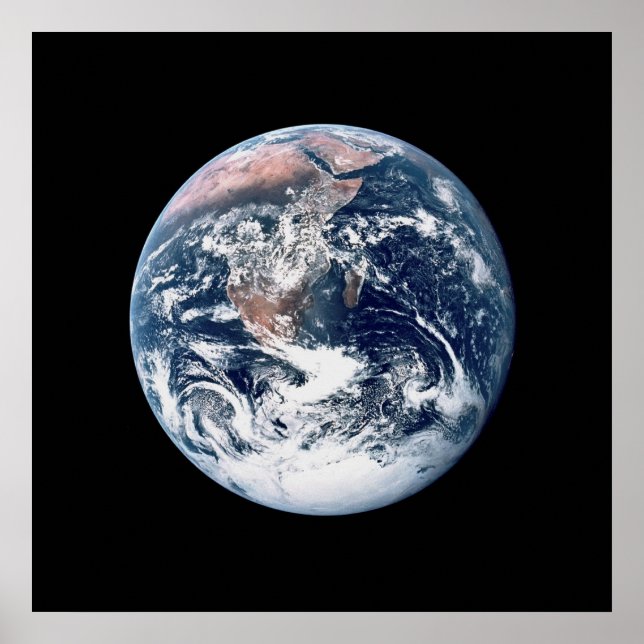 Pôster View of Earth from Apollo 17 (Frente)