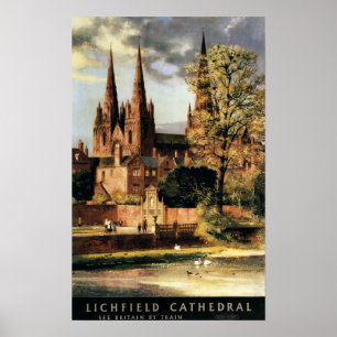 Pôster View of Lichfield Cathedral
