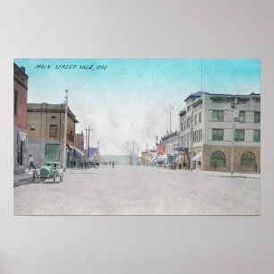Poster View of Main StreetVale, OR