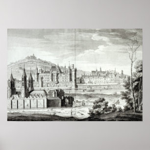 Pôster View of the Abbey of Saint-Germain-des-Pres
