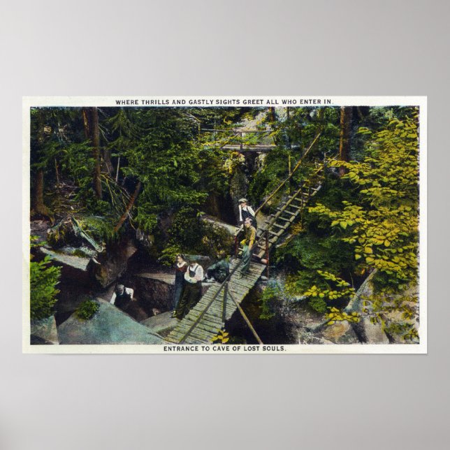 Pôster View of the Cave of Lost Souls Entrance (Frente)