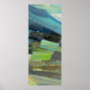 Pôster View of the Coast II   Abstract Print 2