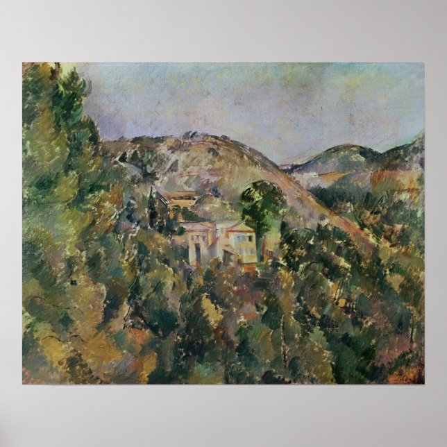 Pôster View of the Domaine Saint-Joseph, late 1880s (Frente)