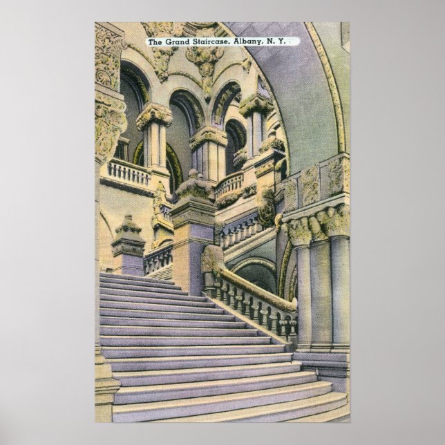 Poster View of the Grand Staircase (Frente)