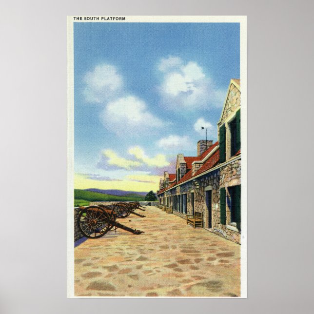 Pôster View of the South Platform (Frente)