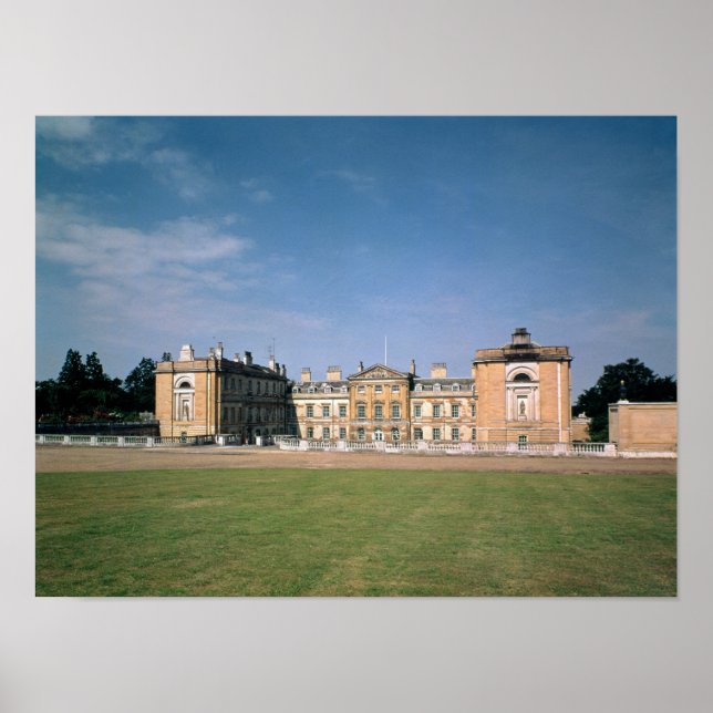 Poster View of the west front, rebuilt 1746-61 (Frente)