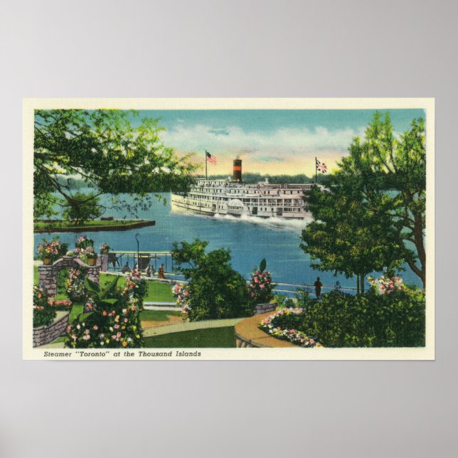 Poster View of Toronto Steamer (Frente)