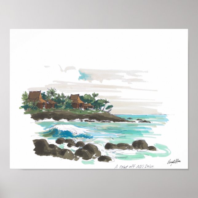 Pôster Viewpoint on Ali'i (Frente)