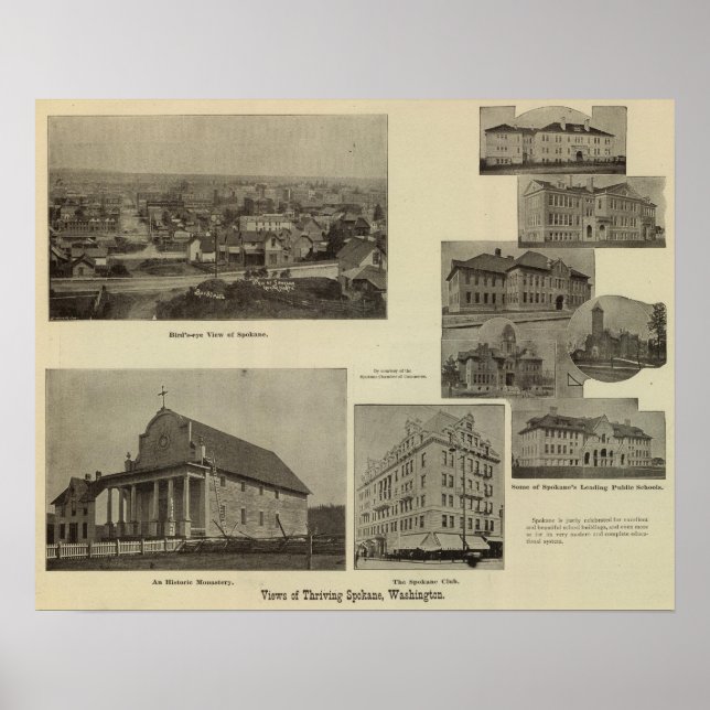 Pôster Views, Spokane, Wash (Frente)
