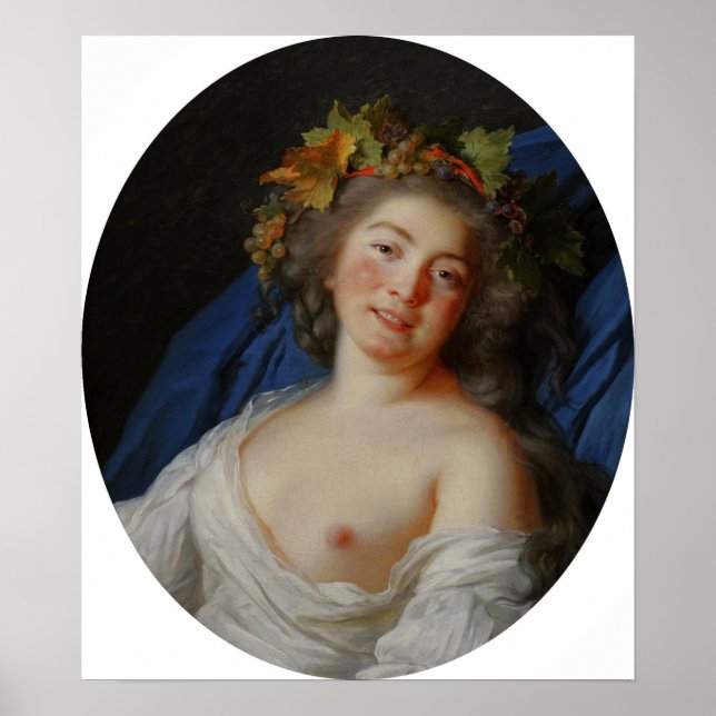Poster Vigée Le Brun - Bacante (Frente)