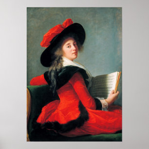Poster Vigée Le Brun - Baroness Crussol