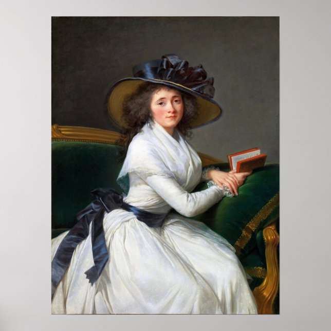 Poster Vigée Le Brun - Comtesse De La Châtre (Frente)