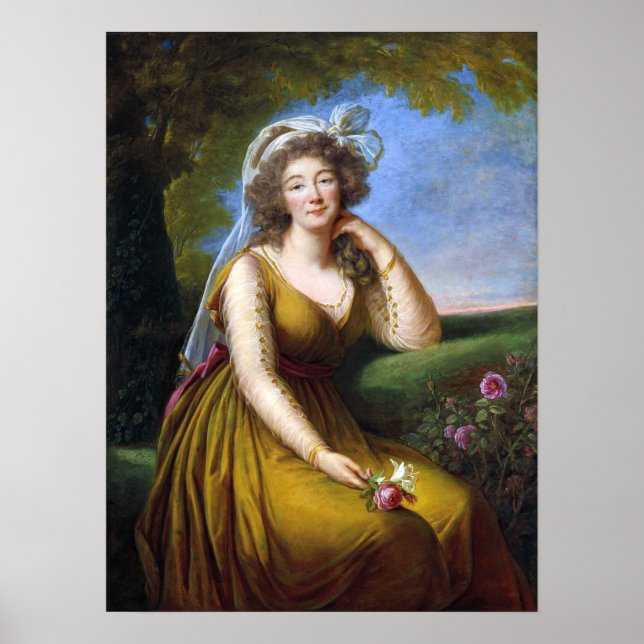 Poster Vigée Le Brun - Du Barry (Frente)