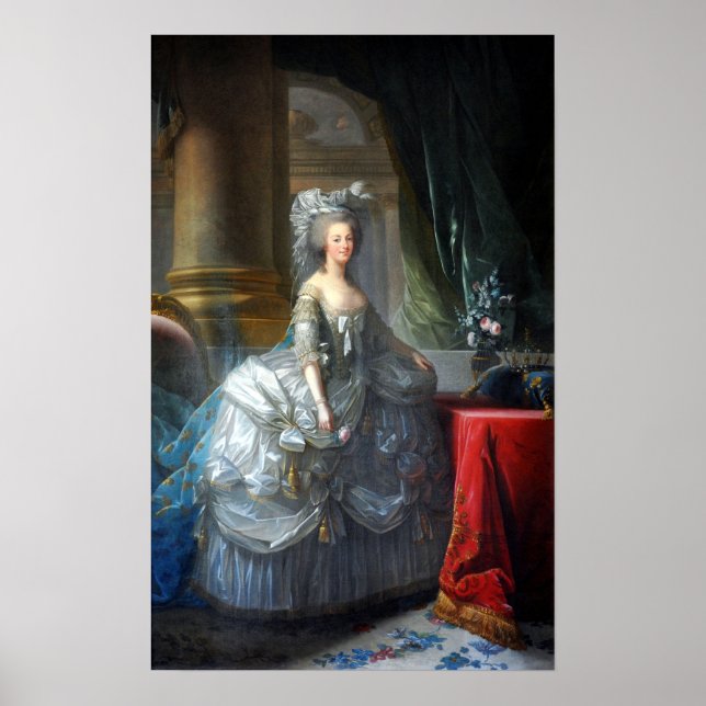 Poster Vigée Le Brun - Maria Antonieta (Frente)