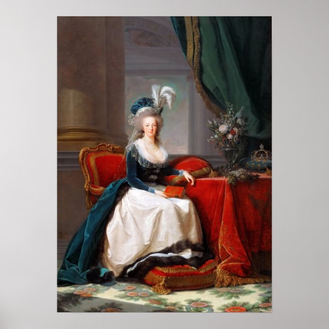 Poster Vigée Le Brun - Marie Antoinette (Frente)