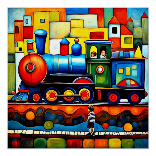 Pôster Vigilância do comboio 2 (Frente)