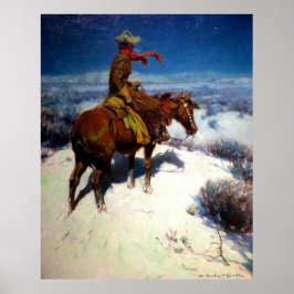 Poster Vigília Solitário de William Herbert Dunton c 1913