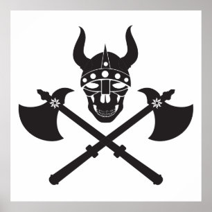 Poster Viking emblem