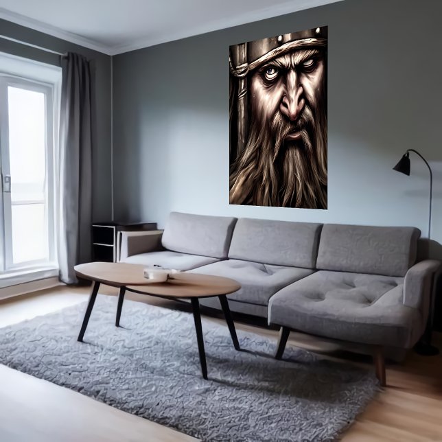 Poster Viking pode ver o que você fez | Arte AI (Criador carregado)