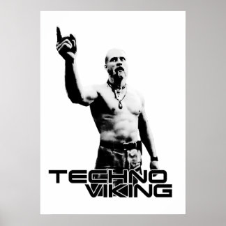 Poster Viking Techno