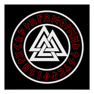 Pôster Viking White Triscalion