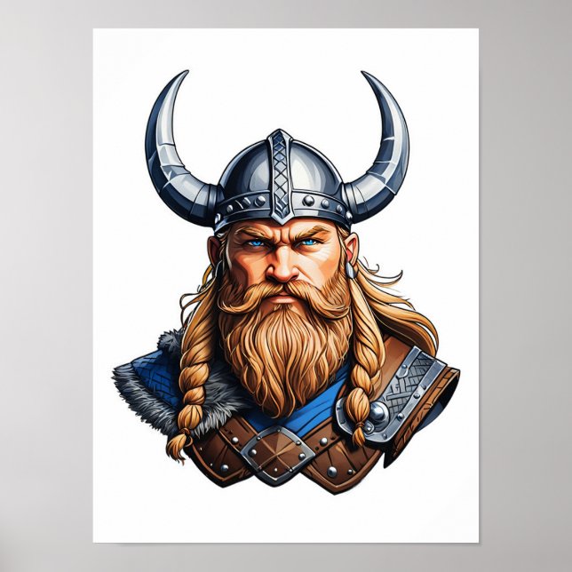 Poster Vikings Nordic Man (Frente)