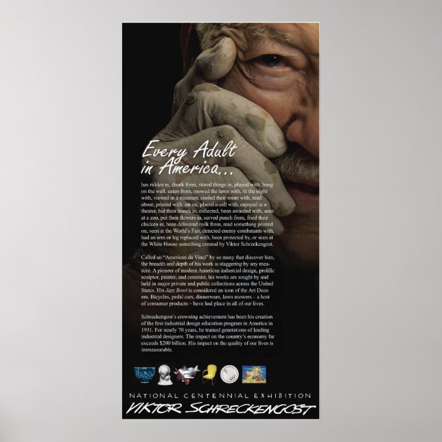 Poster Viktor Schreckengost General Overview (Frente)