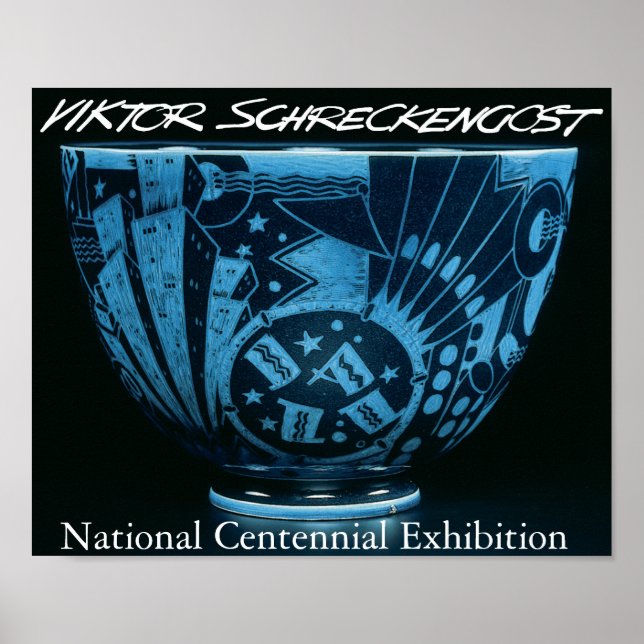 Pôster Viktor Schreckengost New York Jazz Bowl (Frente)