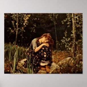 Poster Viktor Vasnetsov - Alyonushka