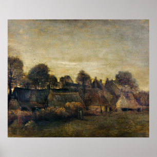 Poster Vila Agrícola ao Crepúsculo (1884)