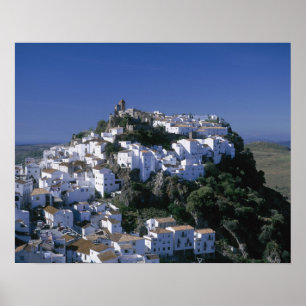 Pôster Vila Branca de Casares, Andaluzia, Espanhas