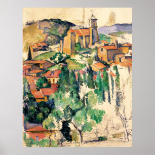 Pôster Vila de Gardanne, Paul Cézanne