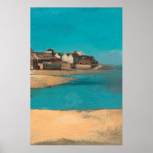 Poster Vila do Mar na Bretanha por Odilon Redon