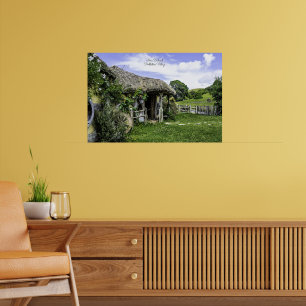 Poster Vila Hobbiton, Nova Zelândia,