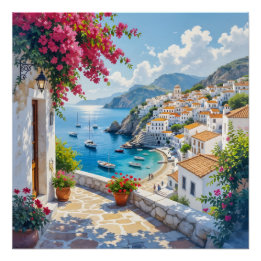 Pôster Villa By The Sea