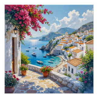 Pôster Villa By The Sea