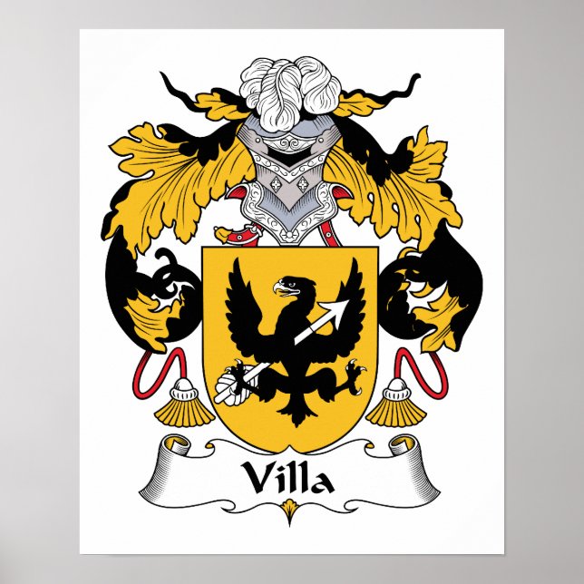 Poster Villa Family Crest (Frente)