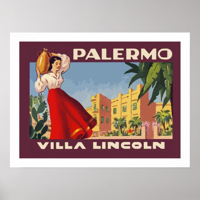 Poster Villa Lincoln (Palermo) (Frente)