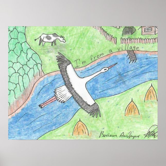 Poster Village Vibes (Frente)