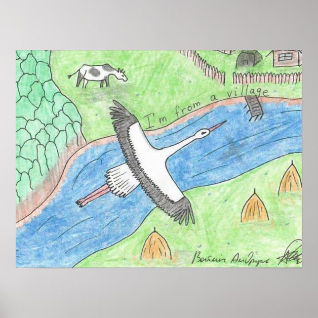 Poster Village Vibes (Frente)