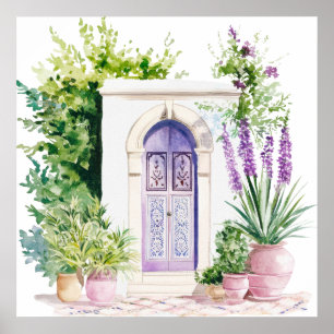 Poster Village Watercolor Boho