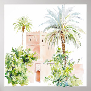 Poster Village Watercolor Boho