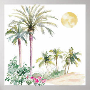 Poster Village Watercolor Boho