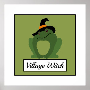Poster Village Witch, Toad