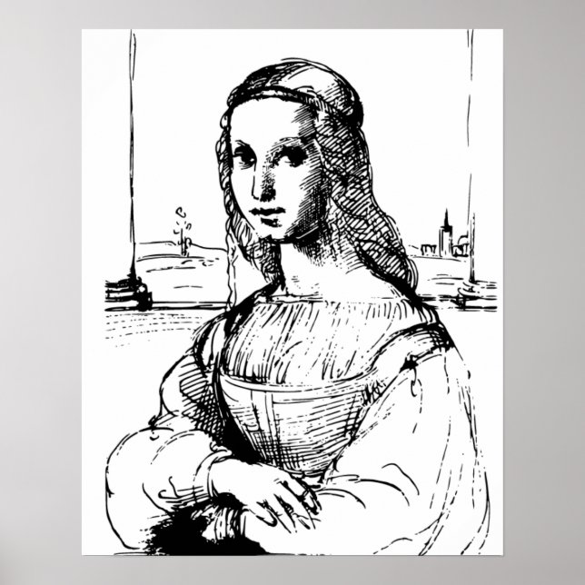 Poster Villager Monalisa art (Frente)